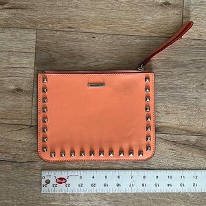 Rebecca minkoff leather clutch